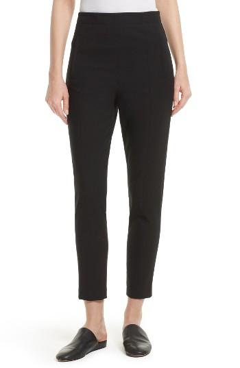 Women's Tibi Crop Cigarette Pants - Black