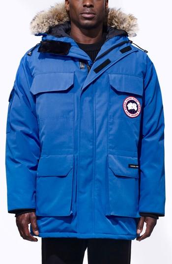 Men's Canada Goose Pbi Expedition Down Parka With Genuine Coyote Fur Trim