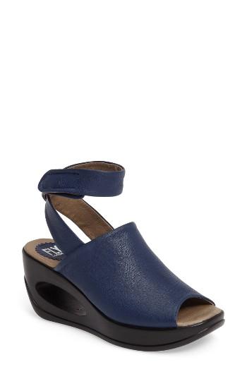 Women's Fly London Hini Wedge Sandal Us / 35eu - Blue