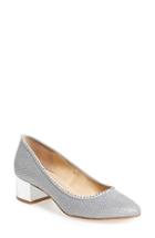 Women's Imagine By Vince Camuto 'hetty' Block Heel Pump M - Metallic