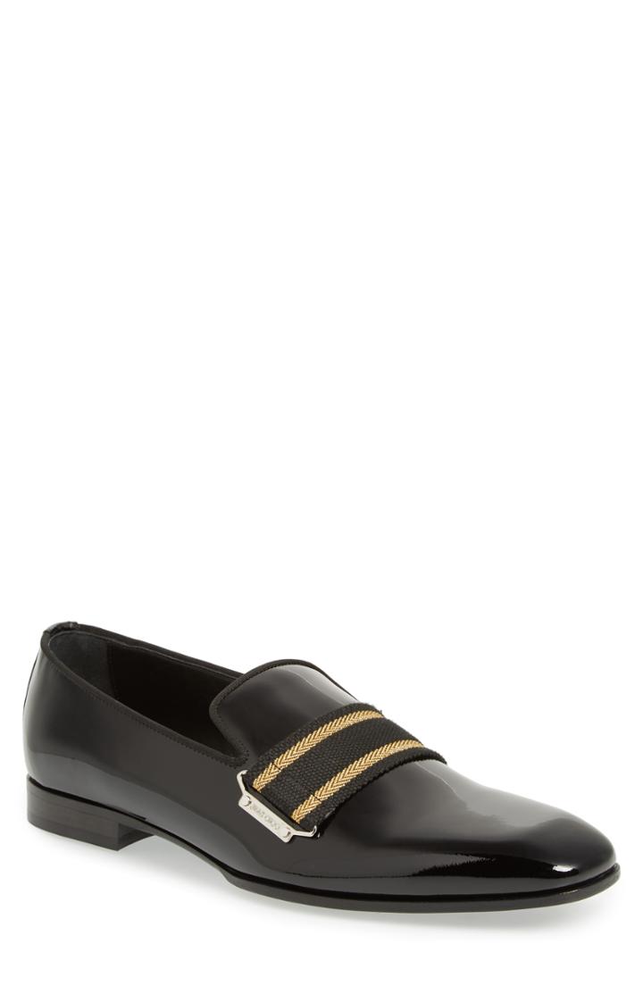 Men's Jimmy Choo Saul Webbed Venetian Loafer