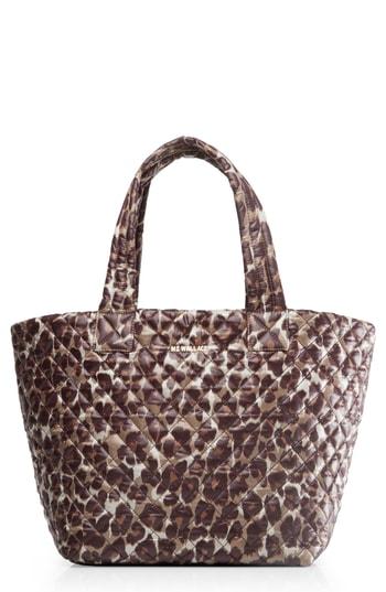 Mz Wallace 'medium Metro' Quilted Tote - Brown
