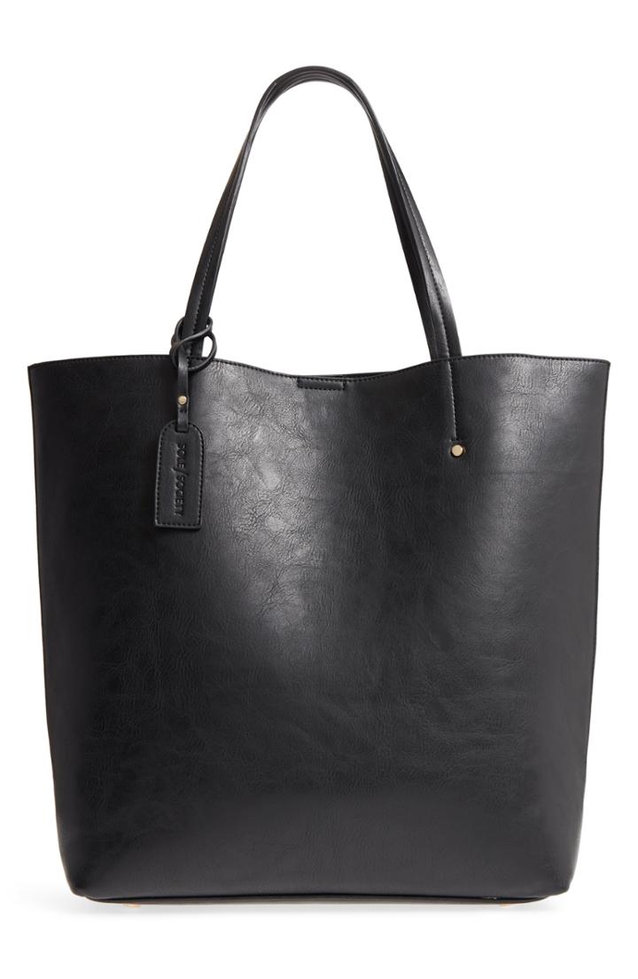 Sole Society Nuddo Faux Leather Tote -