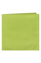 Men's Ted Baker London Solid Cotton Pocket Square, Size - Green