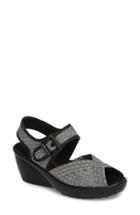 Women's Bernie Mev. Wedge Sandal Us / 37eu - Grey