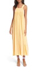 Women's Tibi Silk Overall Dress - Orange