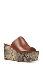Women's Nine West Kelsawn Platform Sandal M - Beige