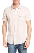Men's Grayers Horizon Stripe Sport Shirt, Size - Red