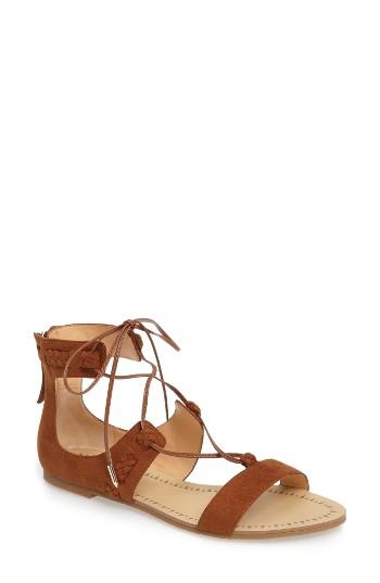 Women's Daya By Zendaya Sonora Ghillie Lace Sandal M - Brown