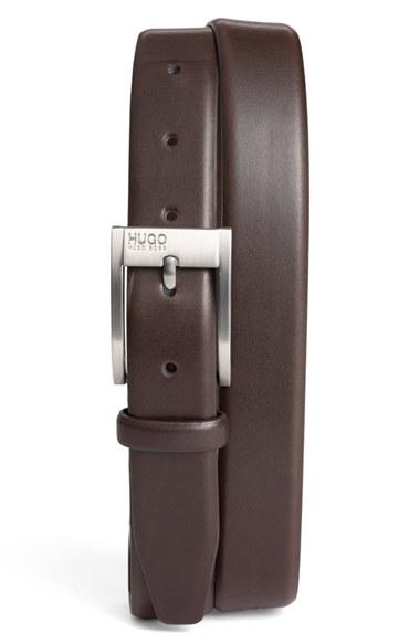 Men's Boss 'brandon' Leather Belt