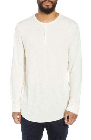 Men's The Rail Longline Thermal Henley - Ivory