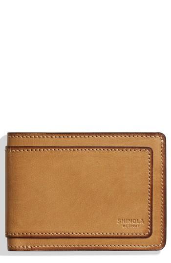 Men's Shinola Outlaw Wallet - Beige