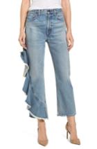 Women's Citizens Of Humanity Estrella Side Ruffle High Waist Ankle Jeans