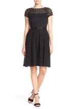 Women's Ellen Tracy Eyelet Lace Fit & Flare Dress