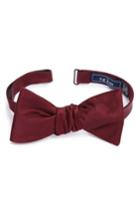 Men's The Tie Bar Herringbone Silk Bow Tie