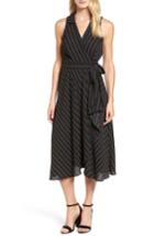 Women's Halogen Collared Wrap Midi Dress