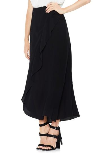 Women's Vince Camuto Ruffle Faux Wrap Skirt - Black