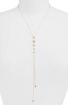Women's Nordstrom Pave Starburst Long Y-necklace
