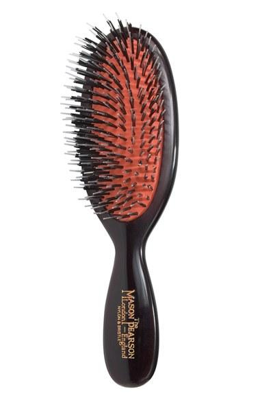 Mason Pearson 'popular Mixture' Nylon & Boar Bristle Brush For Long Coarse To Normal Hair, Size - Black