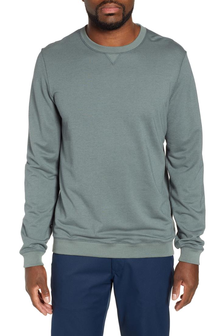 Men's Travis Mathew Fink Sweatshirt - Grey