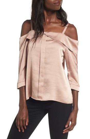 Women's Elodie Satin Off The Shoulder Top