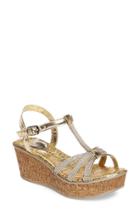 Women's Love And Liberty Caron Crystal Embellished Platform Wedge