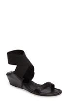 Women's Donald J Pliner Eeva Wedge Sandal .5 M - Black