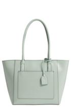 Lodis Medium Margaret Leather Tote With Zip Pouch - Green