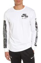 Men's Nike Air Force 1 Long Sleeve T-shirt - White