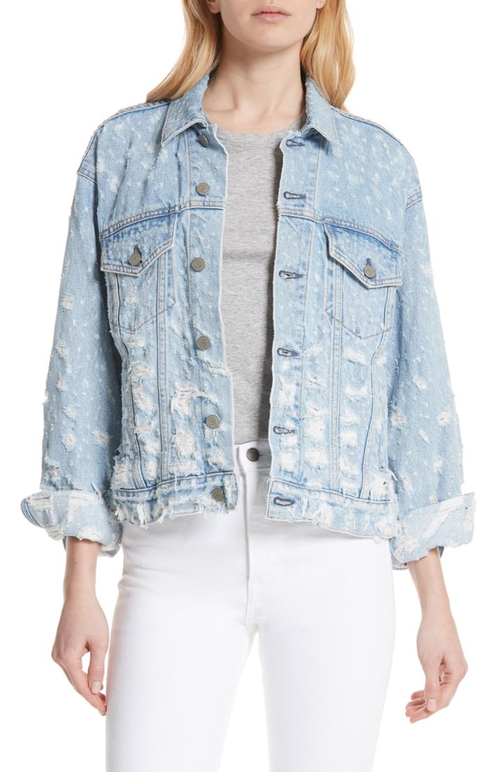 Women's Grlfrnd Kim Boyfriend Denim Trucker Jacket