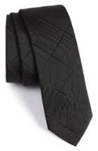 Men's Boss Solid Diamond Weave Silk Tie