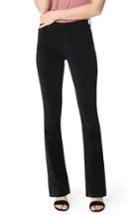Women's Joe's Microflare High Waist Velvet Jeans - Black