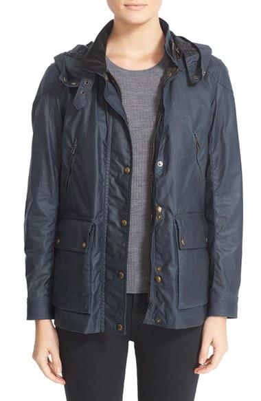 Women's Belstaff Tourmaster 2.0 Hooded Waxed Cotton Jacket