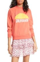 Women's Rebecca Minkoff California Sunset Sweatshirt, Size - Red