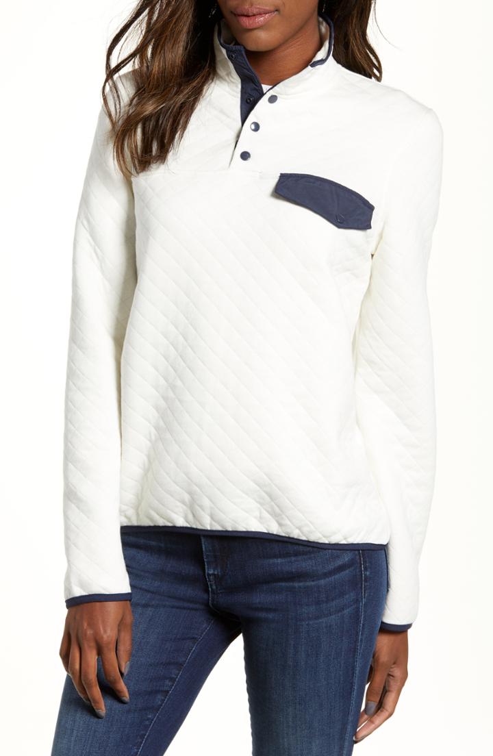 Women's Thread & Supply Gilman Quilt Knit Pullover - Ivory