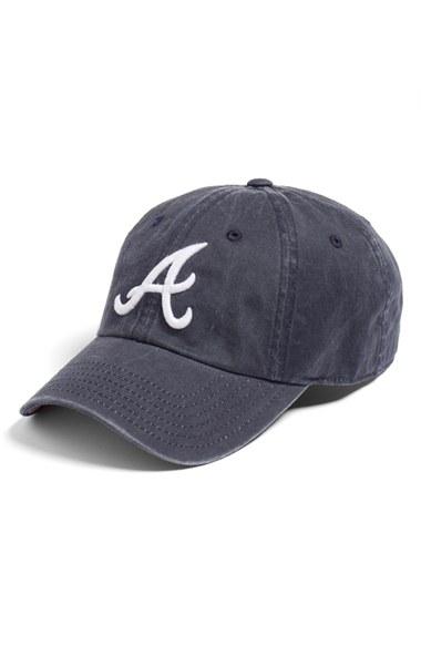Women's American Needle 'new Raglan - Atlanta Braves' Baseball Cap -