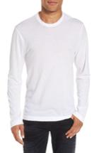 Men's James Perse Melange Knit Long Sleeve T-shirt (xl) - White