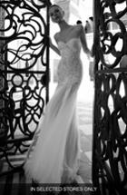 Women's Alon Livne White Helen Strapless Mermaid Gown, Size In Store Only - Ivory