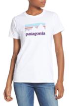 Women's Patagonia Shop Sticker Tee - White