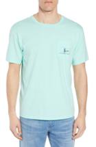Men's Southern Tide Fly Fishing Regular Fit Pocket T-shirt - Green