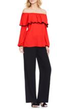 Women's Vince Camuto Ruffle Off The Shoulder Blouse - Orange