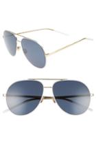 Women's Dior Astrals 59mm Aviator Sunglasses - White Gold