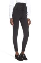 Women's Leith High Waist Lace-up Pants - Black