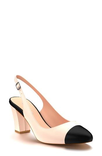 Women's Shoes Of Prey Slingback Pump A - Beige