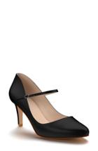 Women's Shoes Of Prey Mary Jane Pump .5 A - Black