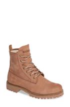 Women's Blackstone Ol22 Lace-up Boot With Genuine Shearling Lining Eu - Beige