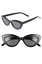 Women's Bp. 51mm Mini Cat Eye Sunglasses - Black/ Black