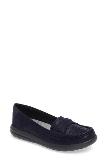Women's Clarks Jocolin Maye Loafer W - Blue