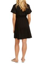 Women's Rosie Pope 'ali' Maternity Shirtdress - Black