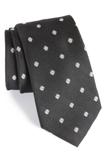 Men's Calibrate Kaleri Neat Diamond Grid Silk Tie